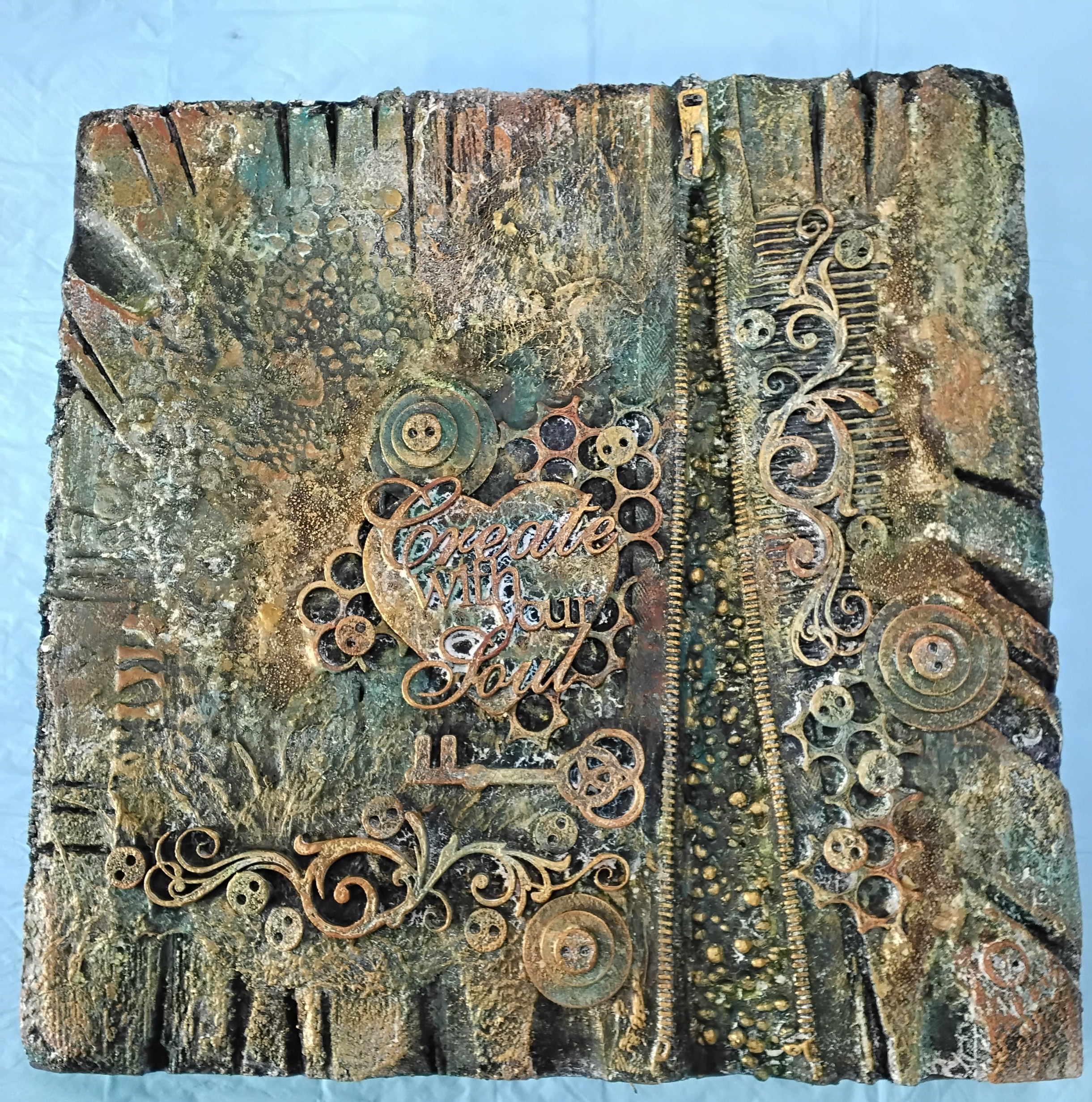 Grey Foam Mixed Media Video Tutorial Links Only