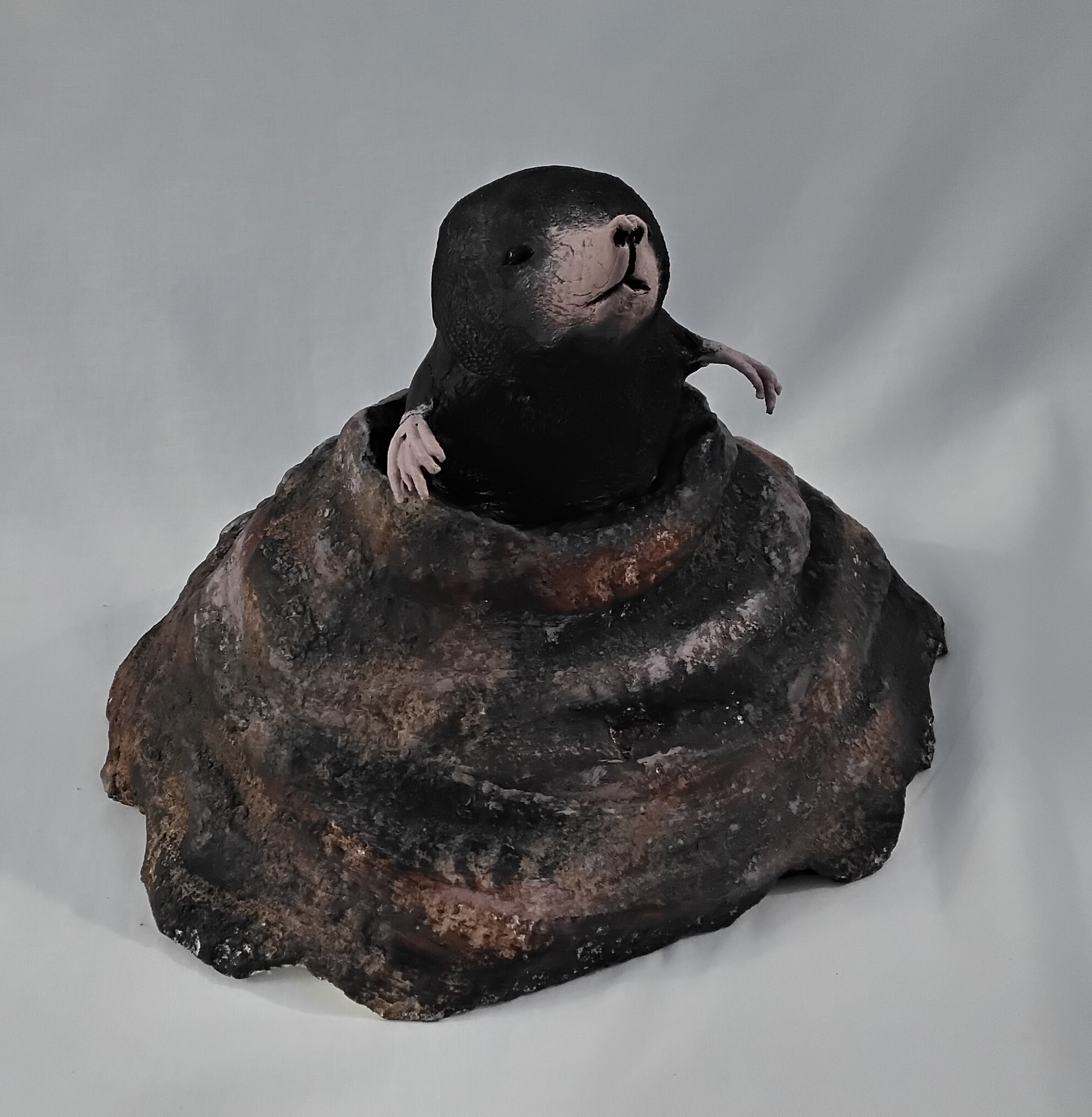Mole in a molehill Sculpture - Video Tutorial Links only