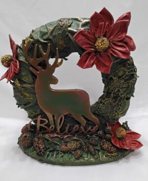Reindeer Table Wreath Video Tutorial Links Only
