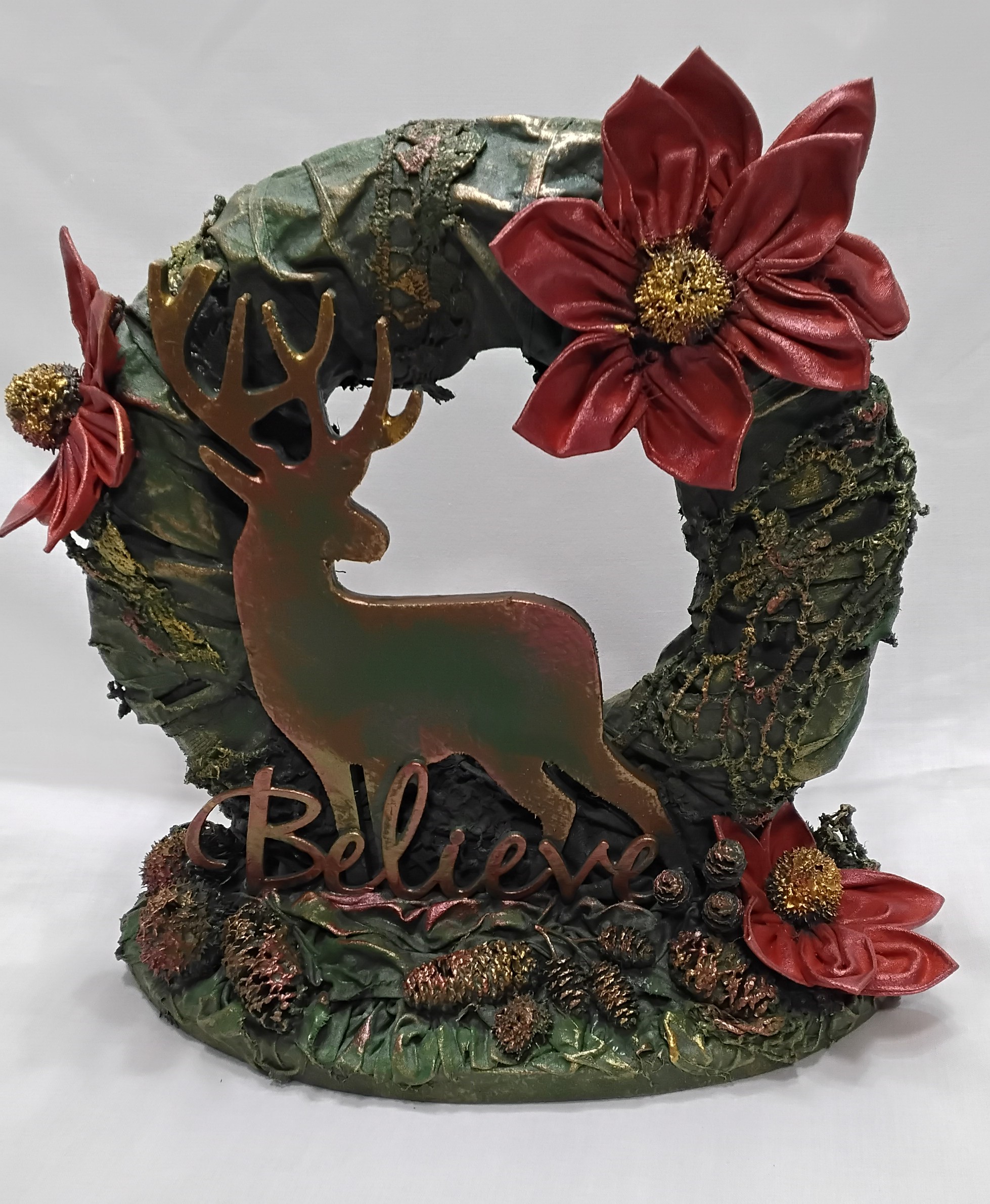 Reindeer Table Wreath Video Tutorial Links Only