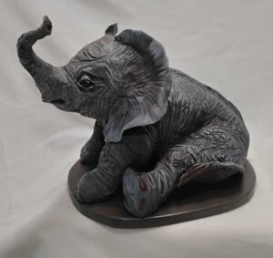 Video Tutorial Stone Art Clay Baby Elephant - Video links ONLY