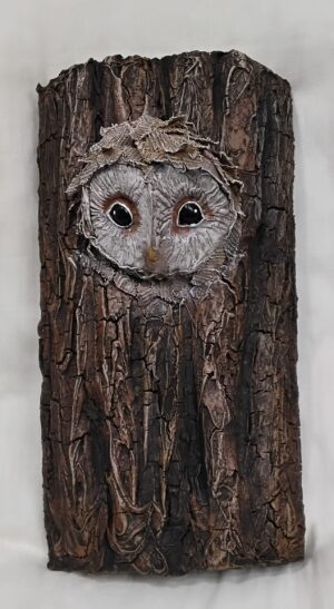 Owl in a Tree Trunk Sculpture Video Tutorial Links Only